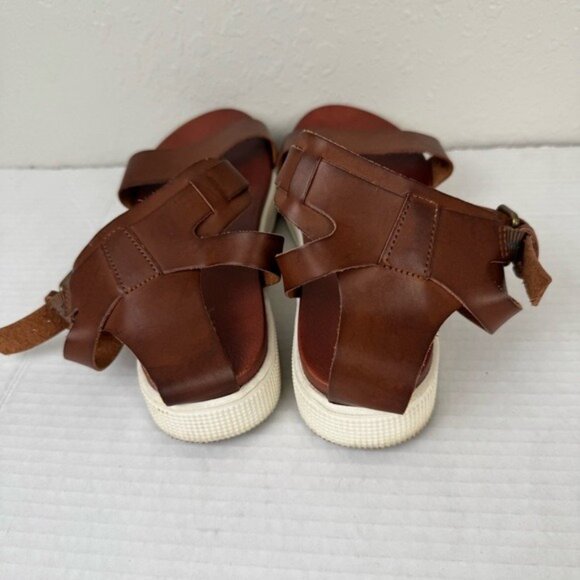 MIA Ellen brown Cognac sneaker bottom sandal 9.5 - Picture 4 of 10